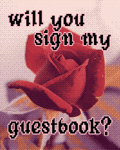 Will you sign my guestbook?