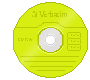Pixel Template for a Green Disc by CDwORLD
