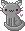 Pixel Template for a Kitty from Kitty Friends Pixel Club